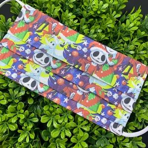 Santa Jack Skellington face mask